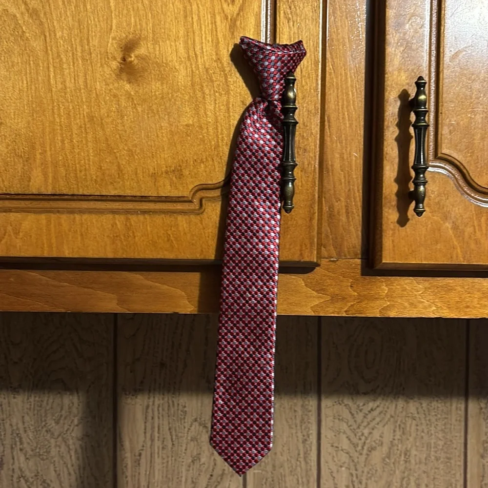 DOCKERS BOYS CLIP ON TIE 14”X2”